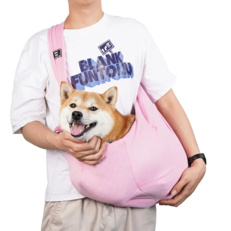 Crossbody Breathable Dog Folding Pet Bag Large Capacity Pet Supplies Wholesale Portable Cat Bag