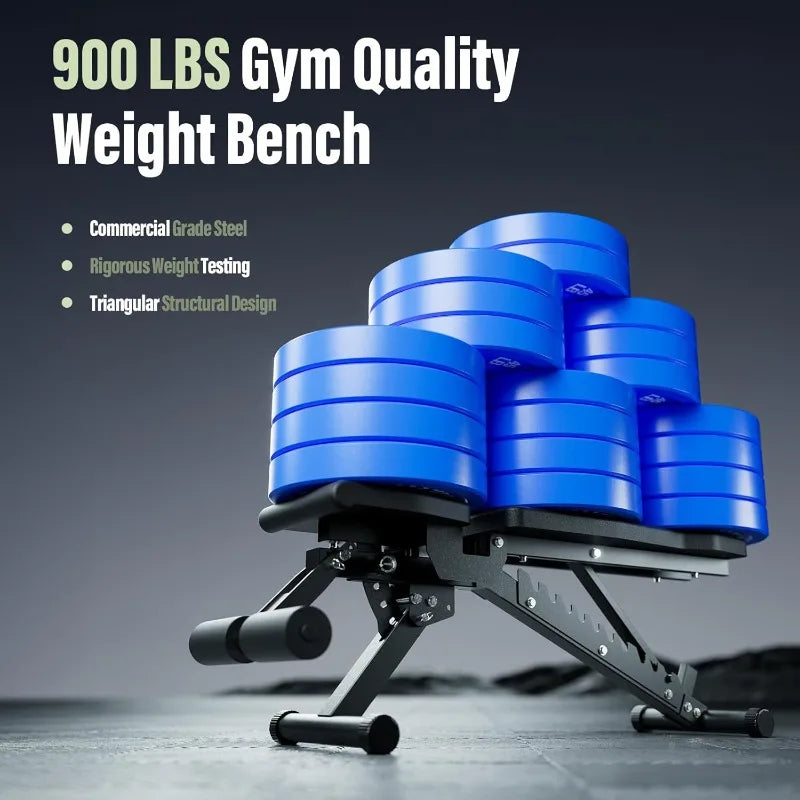 Major Fitness Adjustable Weight Bench for Strength Training and Full Body Workouts