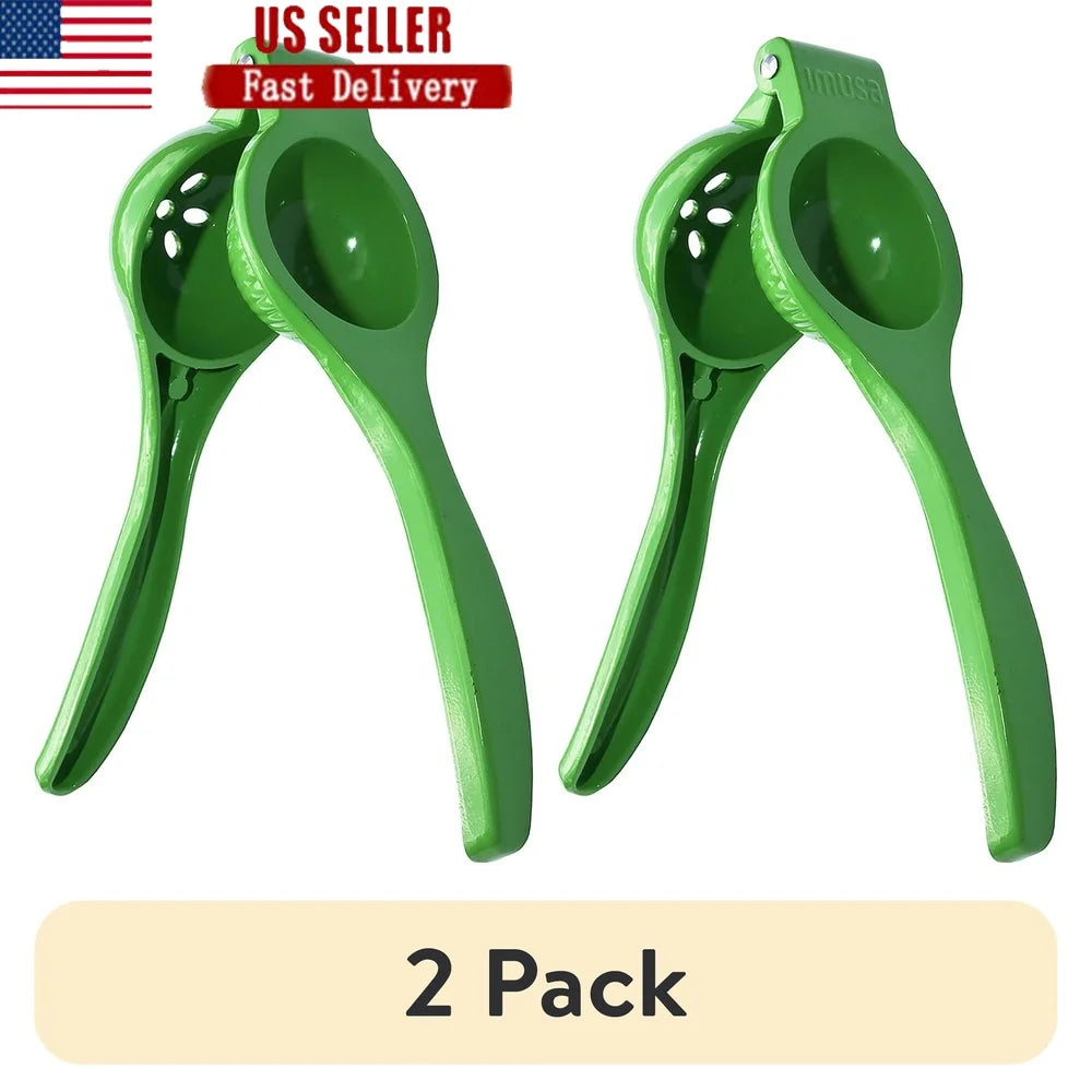 XMSJ Lime Squeezer Cast Aluminum Dual Pack Kitchen Tool