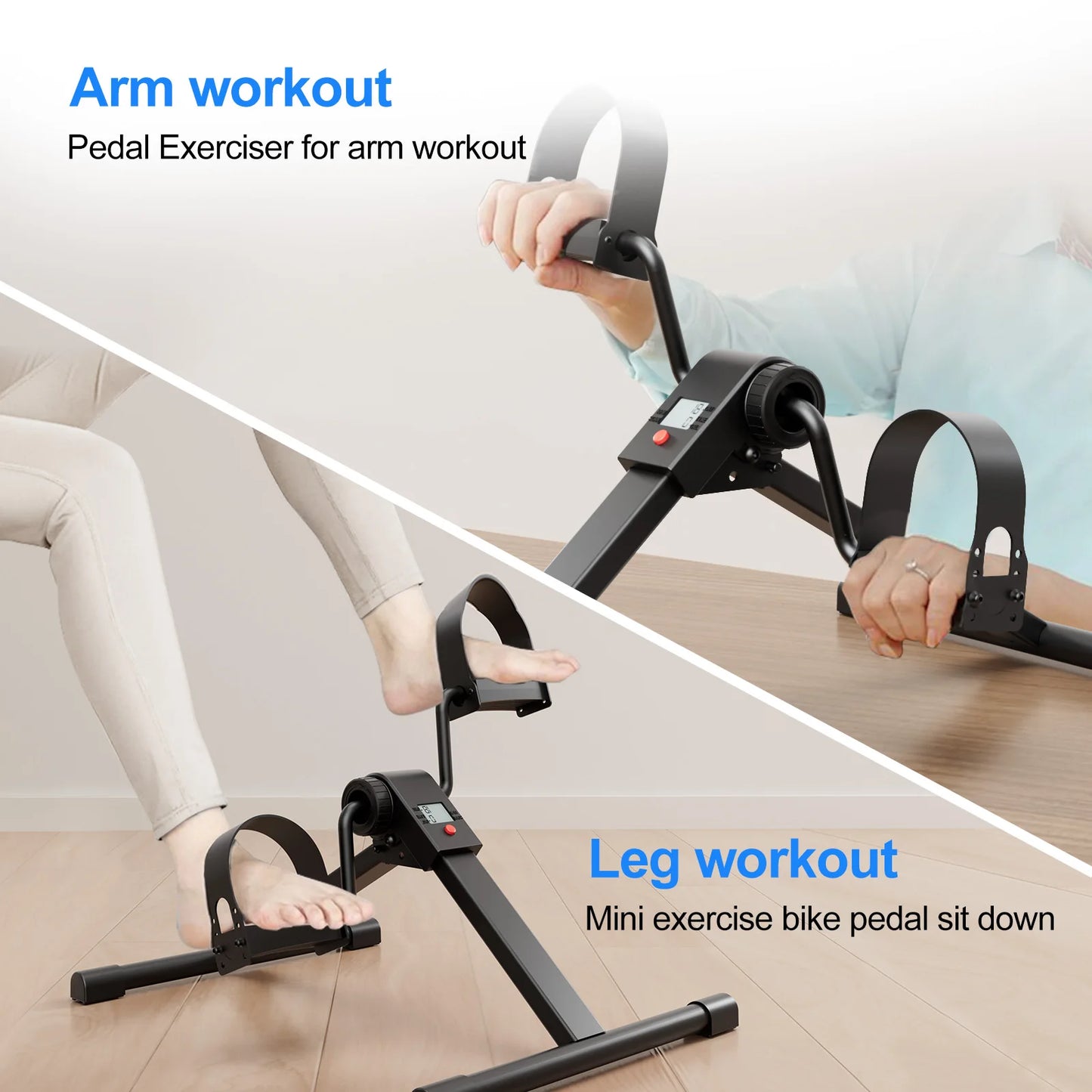 Superun Under Desk Pedal Exerciser with Electronic Display
