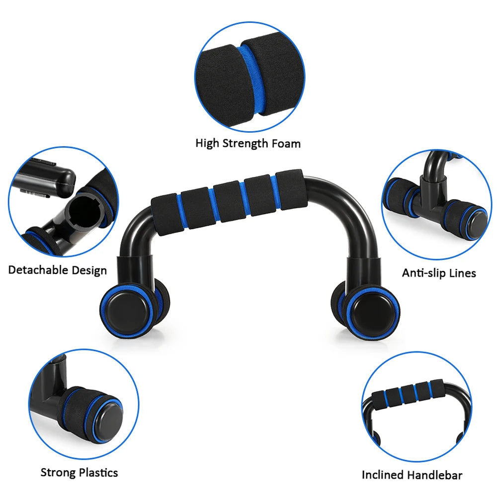 Hign-concerned 5-In-1 Ab Wheel Roller Kit With Push-Up Bar