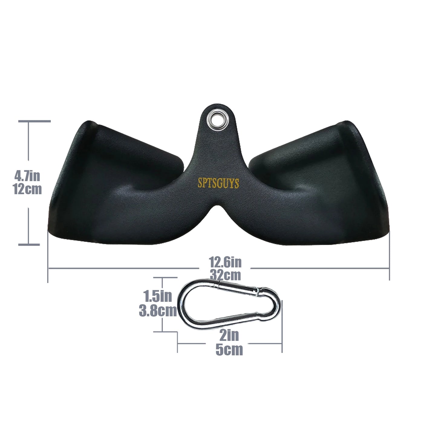 MARSAFIT Lat Pulldown Bar For Cable Pulley System Back