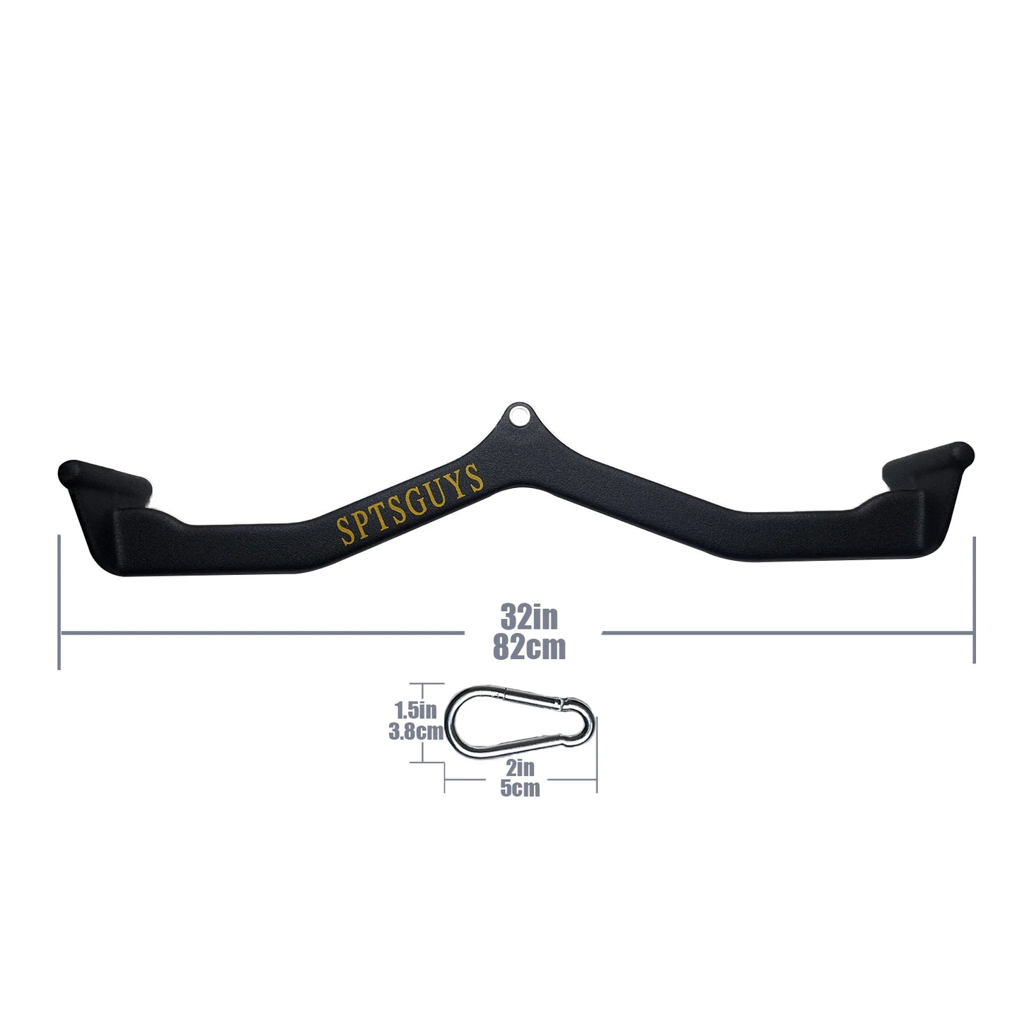 MARSAFIT Lat Pulldown Bar For Cable Pulley System Back