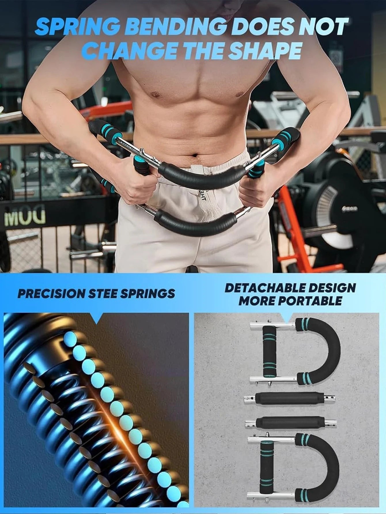 Ultimate Arm Trainer Chest Expander Shoulder Workout Kit