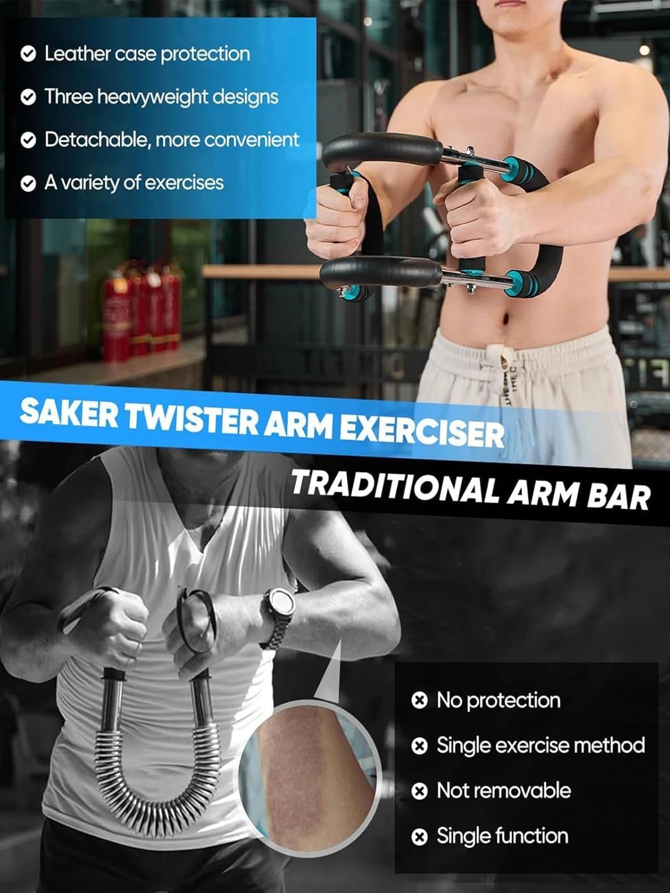 Ultimate Arm Trainer Chest Expander Shoulder Workout Kit