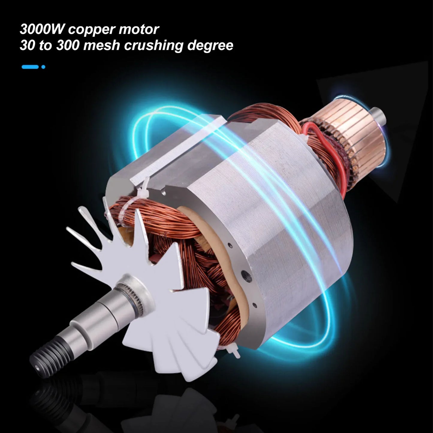 1000g Electric Grinding Machine High Speed Swing Commercial Grain Mill Grinder for Spices Coffee Beans Seasonings Rice