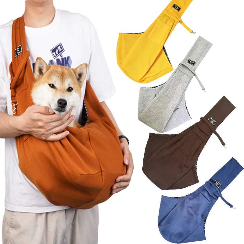 Crossbody Breathable Dog Folding Pet Bag Large Capacity Pet Supplies Wholesale Portable Cat Bag