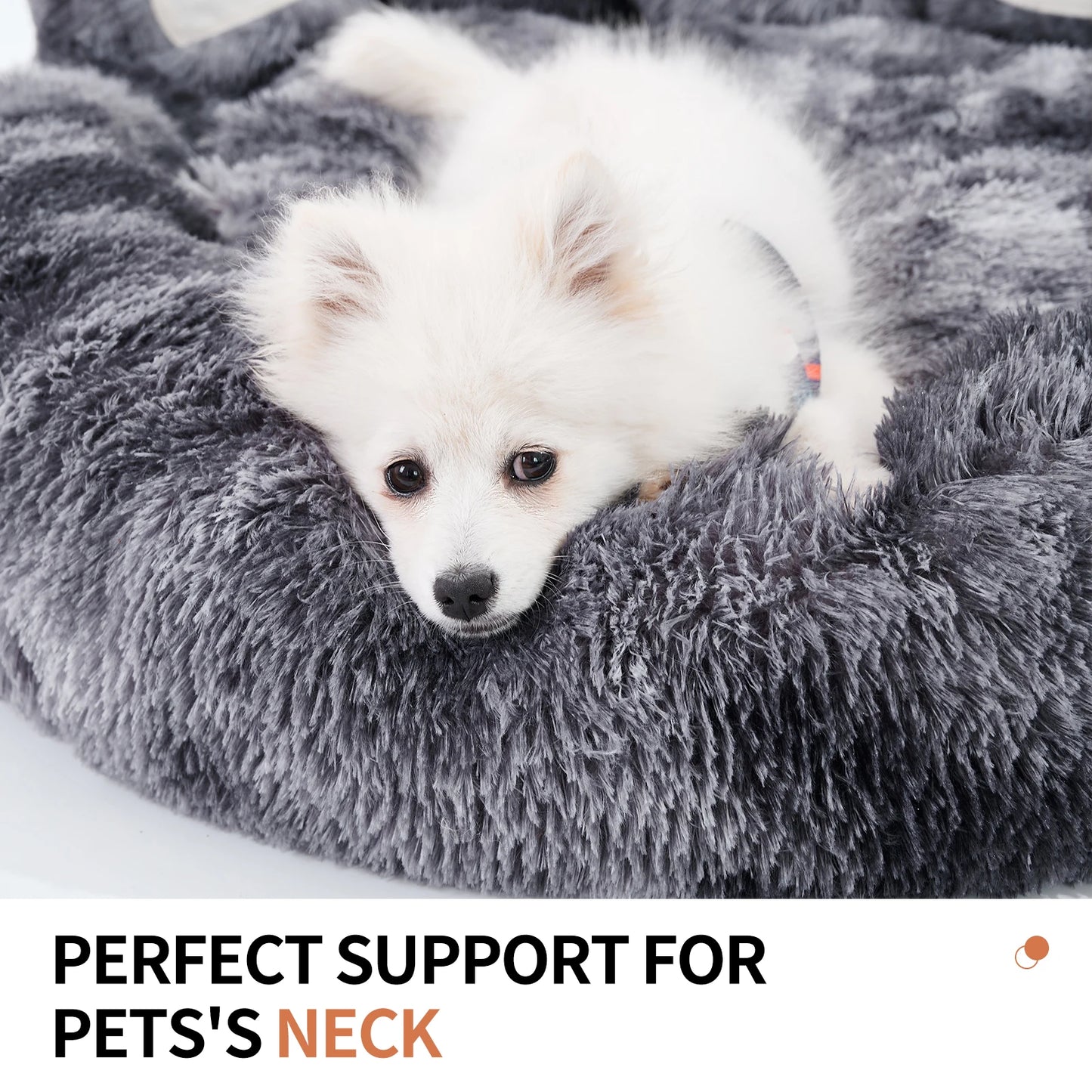Cozy Comfy Paw Shape Dog Bed Warm Cushion for Fluffy Pets Deep Sleeping Thickened Mat