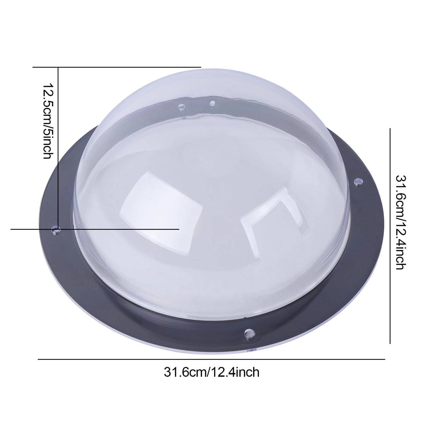 Pet Dog Fence Window Bubble Dome Peek Window for Pets Dogs Cats Clear Durable Acrylic Fence
