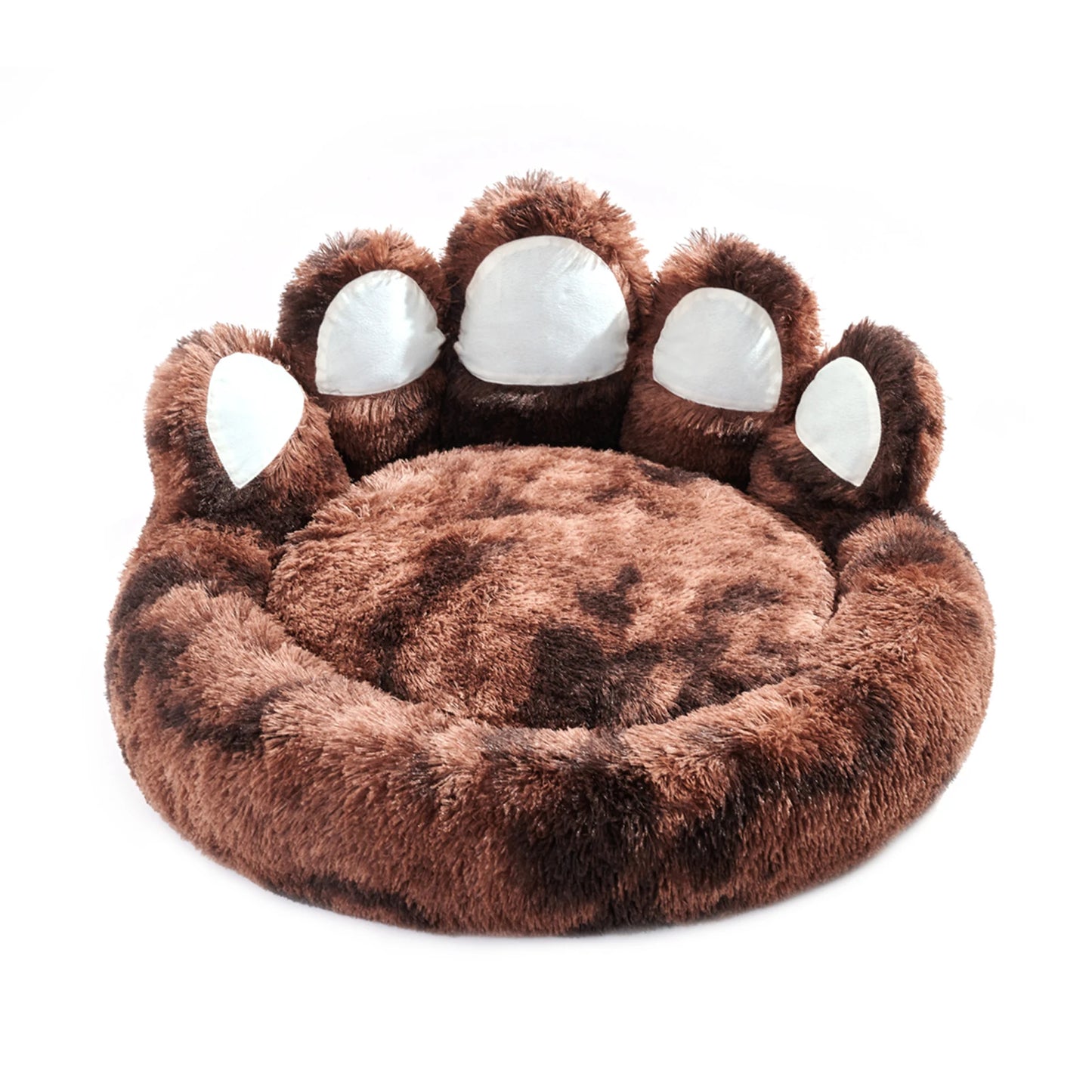 Cozy Comfy Paw Shape Dog Bed Warm Cushion for Fluffy Pets Deep Sleeping Thickened Mat