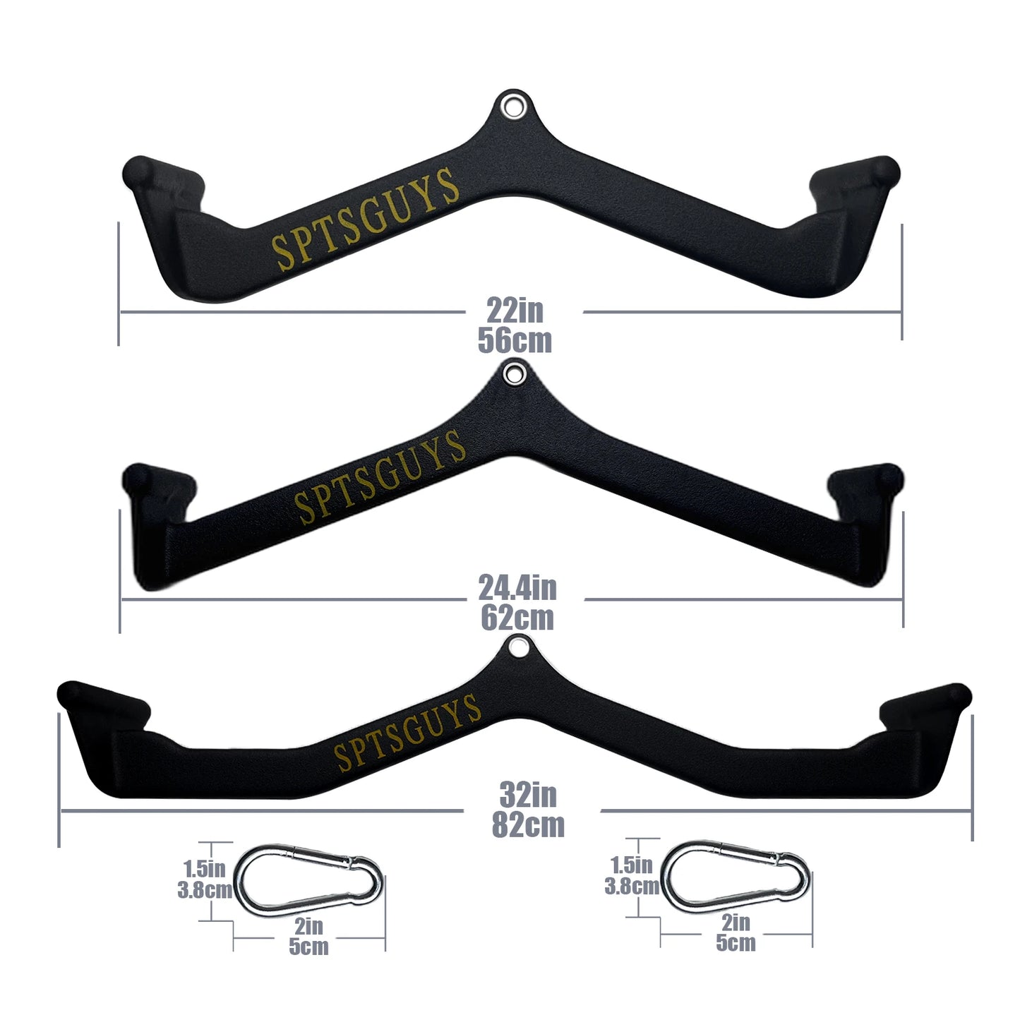 MARSAFIT Lat Pulldown Bar For Cable Pulley System Back