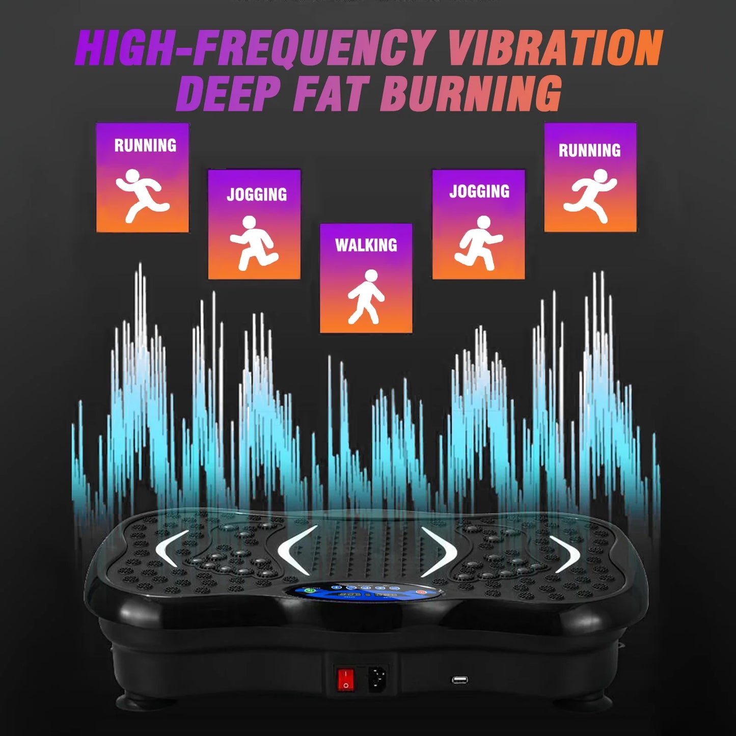 Vibration Plate Exercise Machine Body Workout for Fat Loss