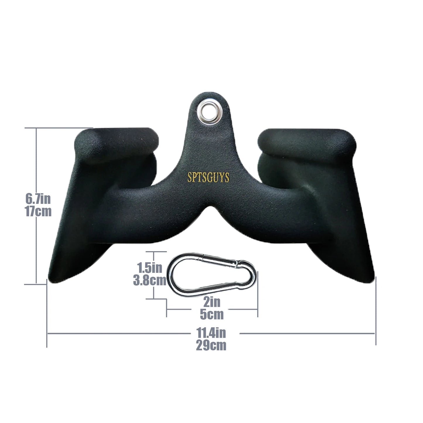 MARSAFIT Lat Pulldown Bar For Cable Pulley System Back