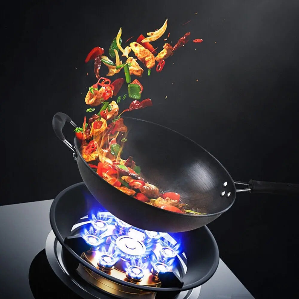 Gas Cooktop Stoves 2 Burner Built in Natural Gas Stove Tempered Glass Cooktop for Kitchen Cooking Black