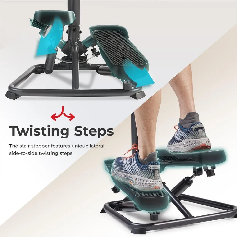 Steppers for Exercise at Home Cardio Climber Advanced Twisted Resistance Workout Equipment