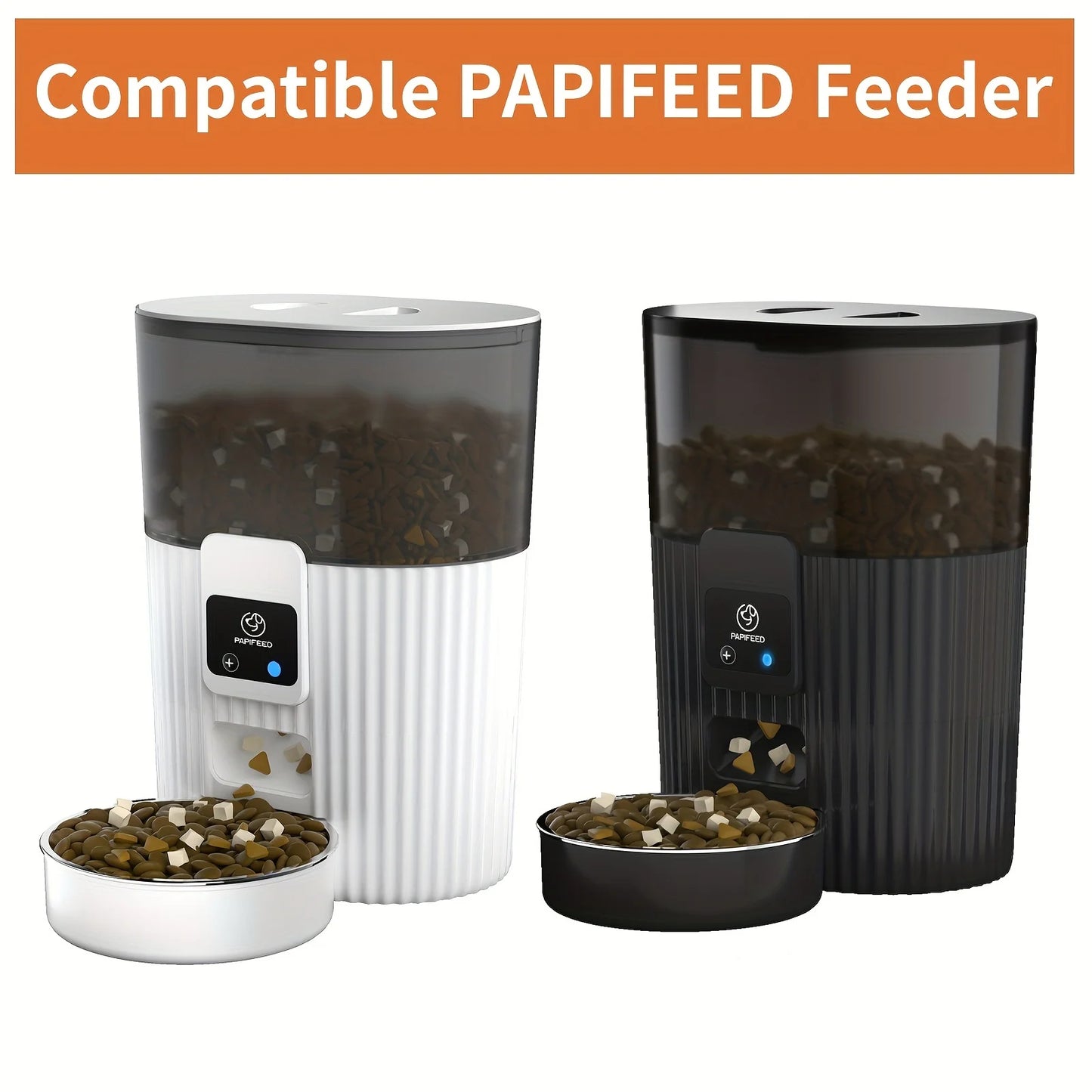 PAPIFEED Smart Automatic Cat And Dog Feeder With WiFi Remote Control And LCD Display