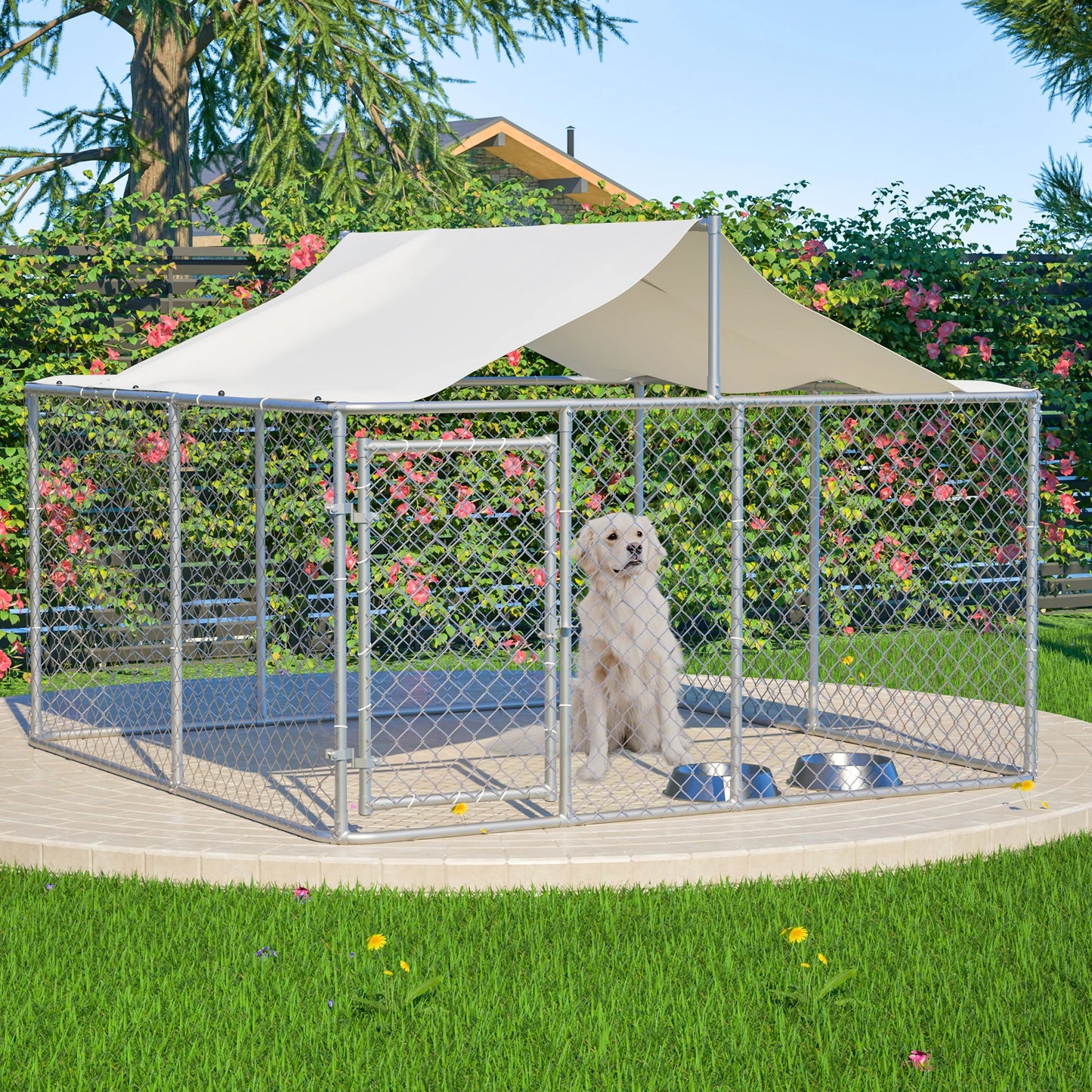 Hign-concerned Outdoor Dog Kennel Heavy Duty Shade Playpen