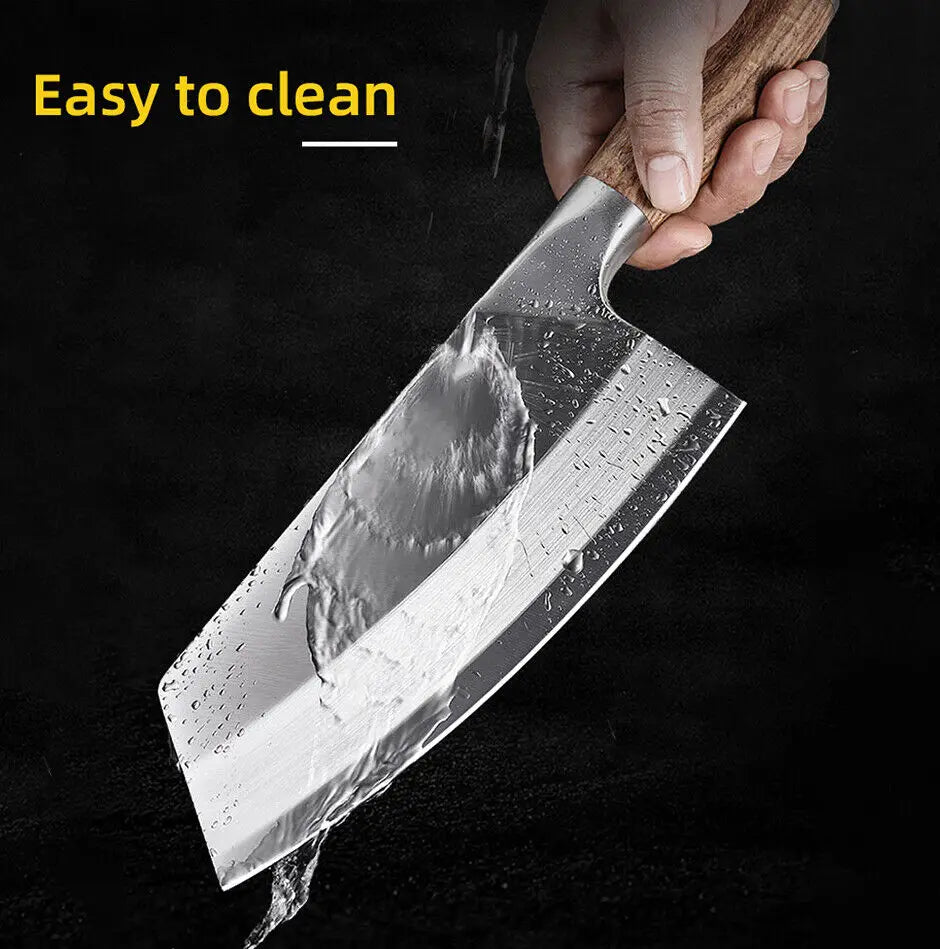 Zeng Damascus Cleaver Knife Stainless Steel Chef Knife