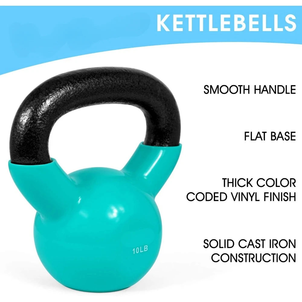 Kettlebell Set for Full Body Exercise Equipment Push Ups Grip Strength Training Dumbbell Weightlifting