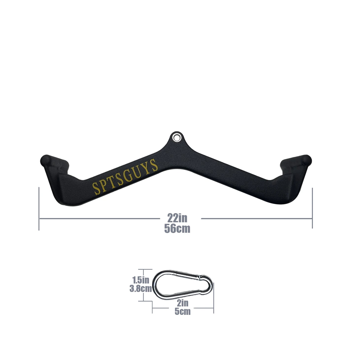 MARSAFIT Lat Pulldown Bar For Cable Pulley System Back
