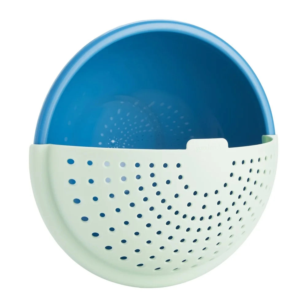 Feature Premium Non Slip Collapsible Colander Strainer Nesting Kitchen StorageSolution