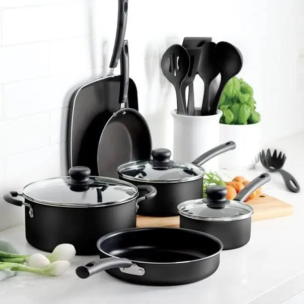 Hign-Concerned Aluminum Nonstick Cookware Set Utensils