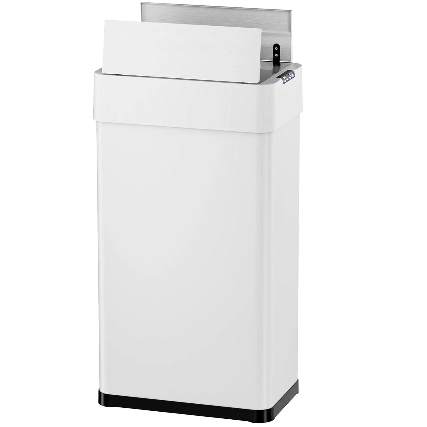 Automatic Trash Can 18.5 Gallon Touchless Motion Sensor Garbage Bin with Soft Close Lid and Bag Retainer Ring