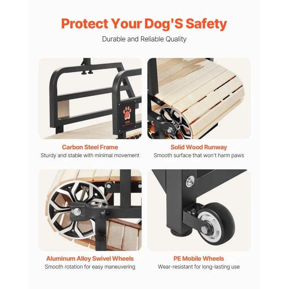 Heavy Duty Dog Treadmill for Medium Dogs Indoor Pet Exercise Machine Adjustable for Home Use