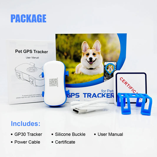 4G Dog Cat GPS Tracker for Pets Waterproof Smart Locator with App Live Tracking and Light Sound Search Free Trial Included