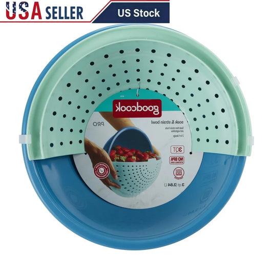 Feature Premium Non Slip Collapsible Colander Strainer Nesting Kitchen StorageSolution