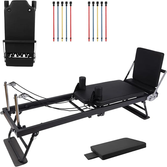 Hign-concerned Pilates Reformer Machine Foldable Home Gym