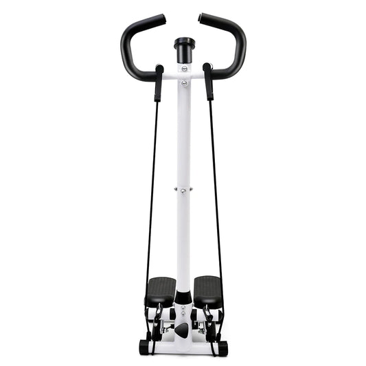 Exercise Stepper Machine For Home Fitness With LCD Display Handle And Resistance Bands Climber Leg Workout