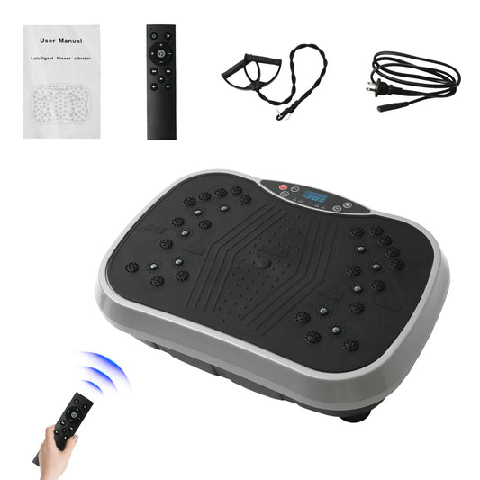 Vibration Plate Exercise Machine for Fat Burning Home Fitness Portable Whole Body Workout Equipment