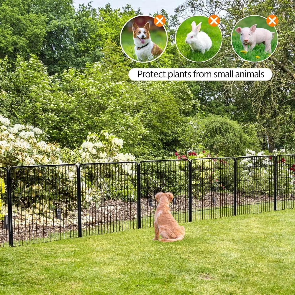 Dog Playpen Outdoor Puppy Exercise Pen Indoor Portable Pet Fence for Yard RV Camping 32 Inch 24 Panels