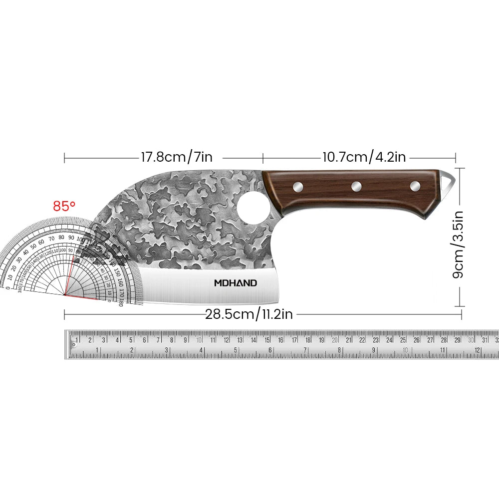 7 Inch Stainless Steel Japanese Kitchen Knife Sharp Blade Professional Chef Knife for Meat Cleaver and Fish Cutting Tool