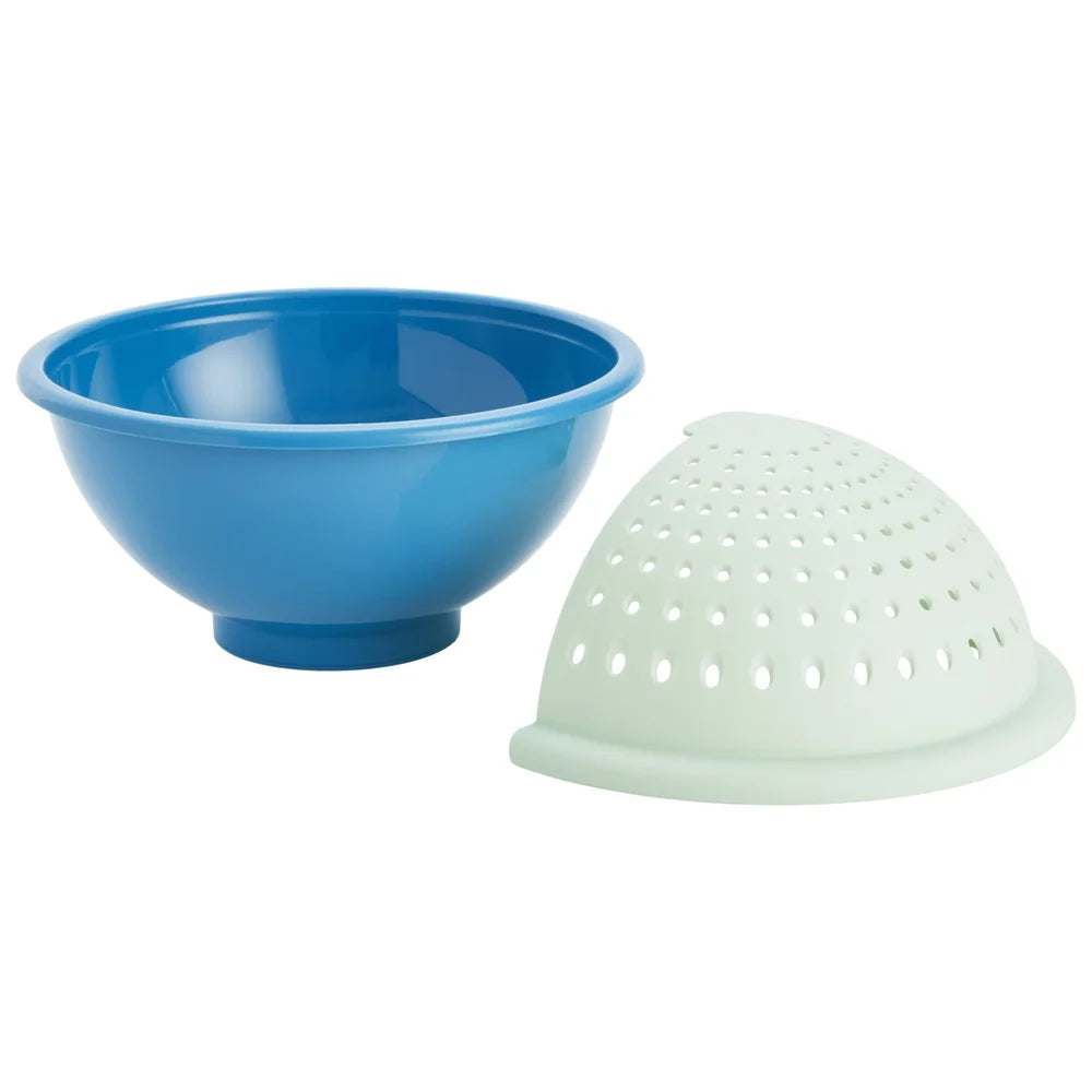 Feature Premium Non Slip Collapsible Colander Strainer Nesting Kitchen StorageSolution