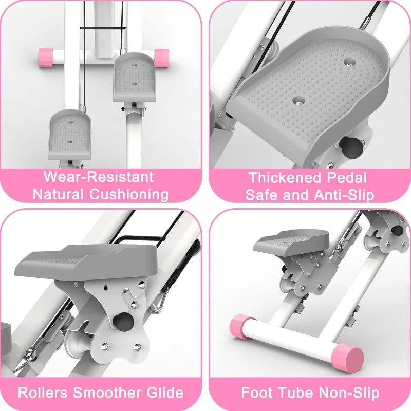 Stair Stepper for Home Upgrade Vertical Climber Workout Machine for Full Body Exercise Fitness Equipment