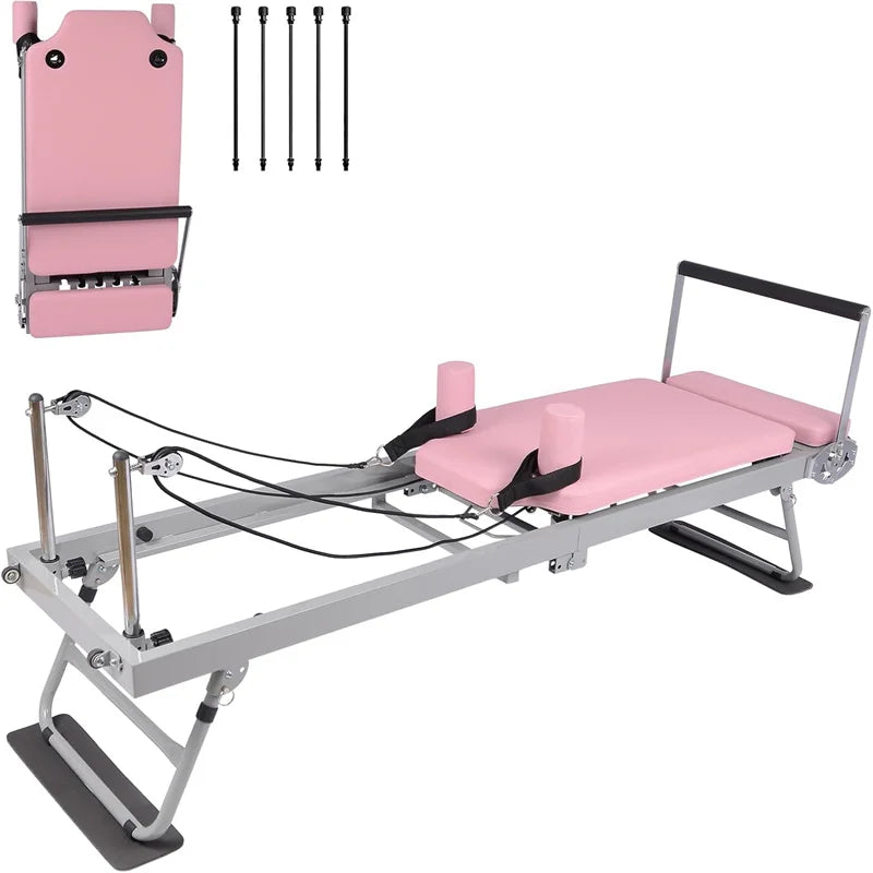 Hign-concerned Pilates Reformer Machine Foldable Home Gym