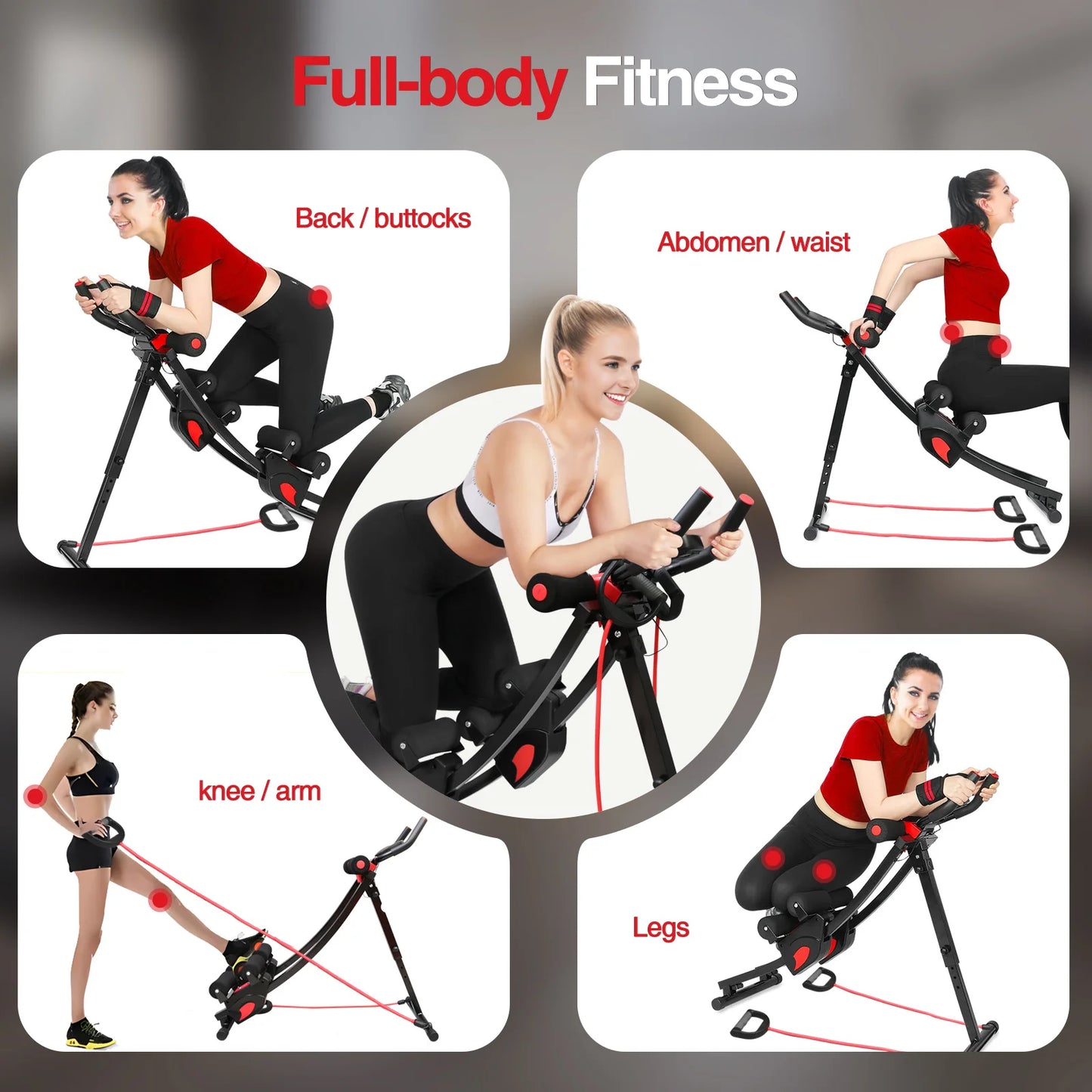 Function Dual Track Ab Machine Ab Cruncher Home Gym