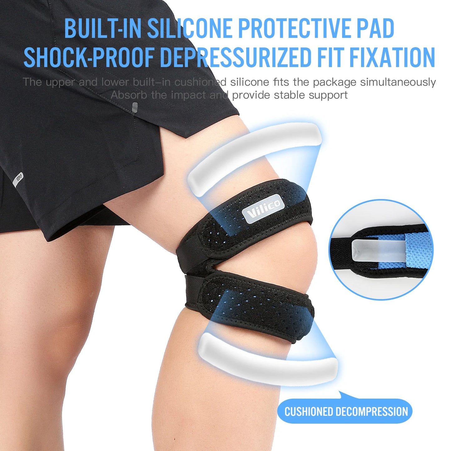 XMSJ Patellar Strap for Sports Protection and Stability