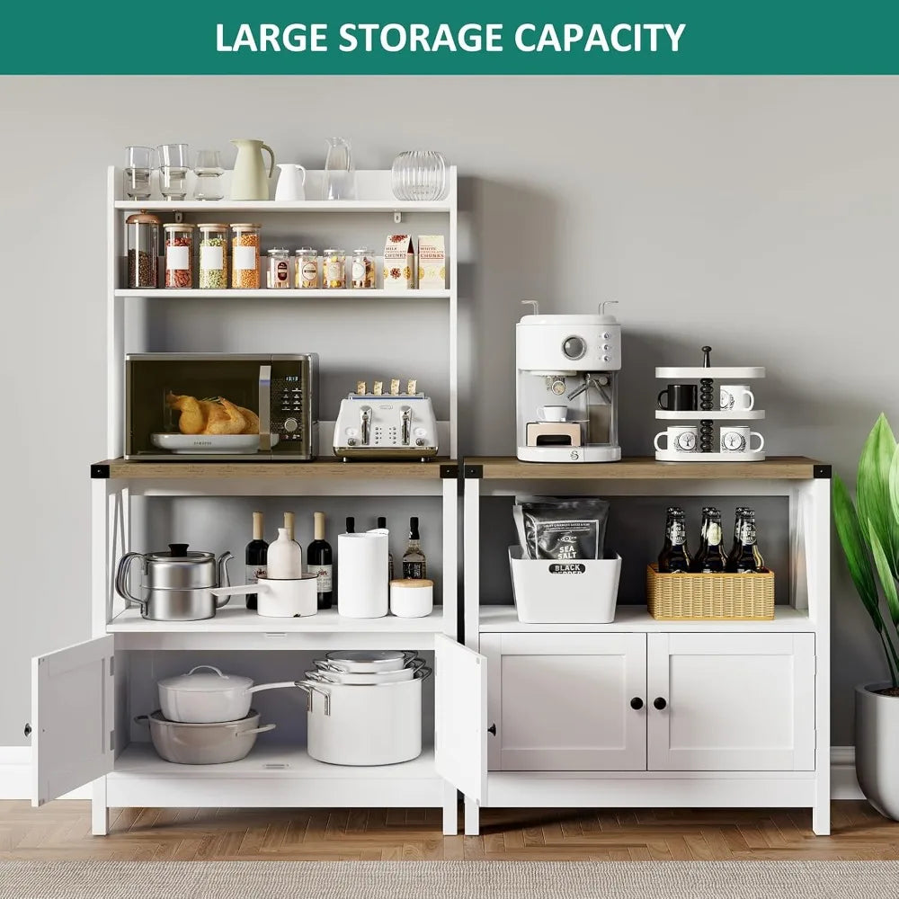 Microwave Stand Bakers Rack 5 Tier Kitchen Storage