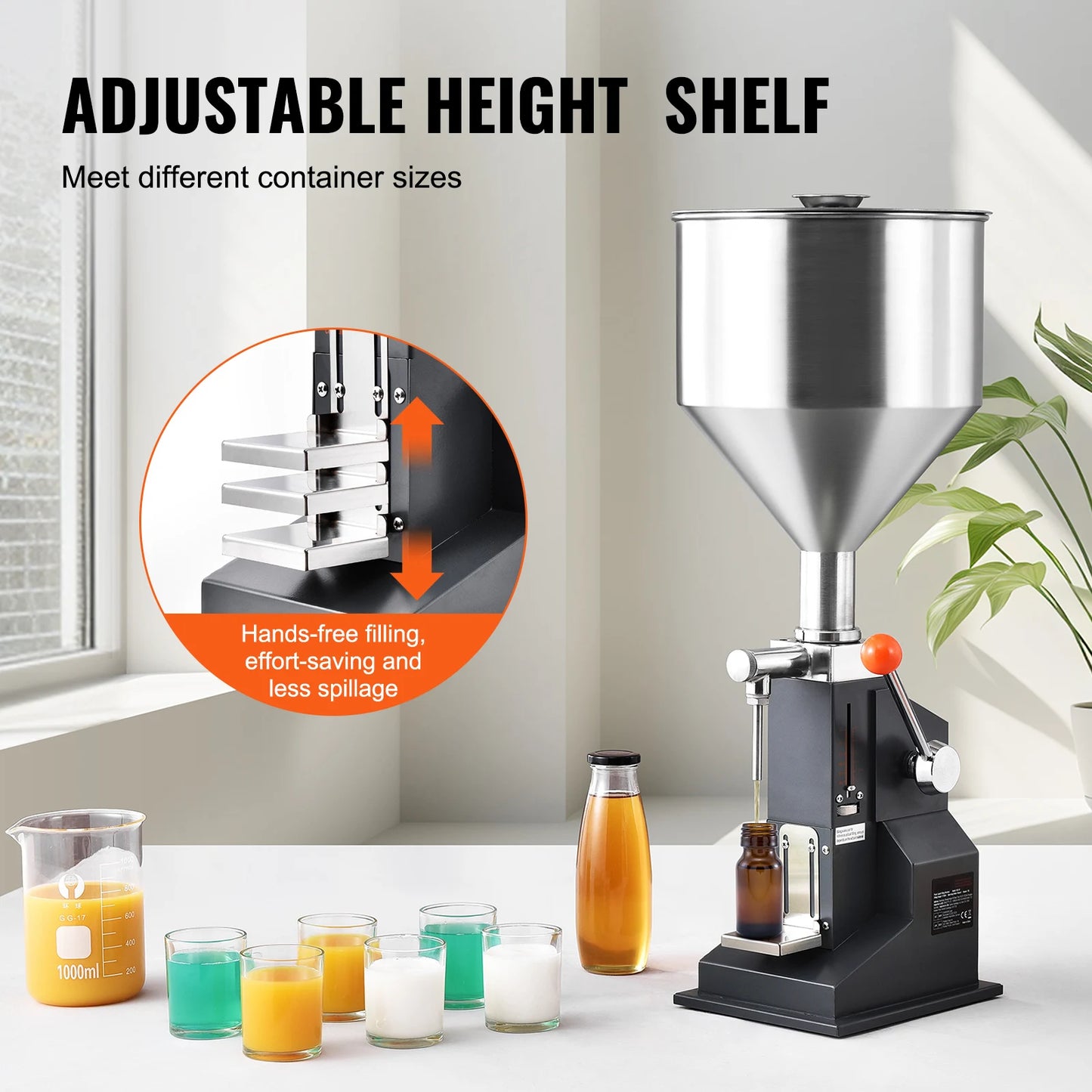 VEVOR A03 Manual Liquid Filling Machine for Bottles