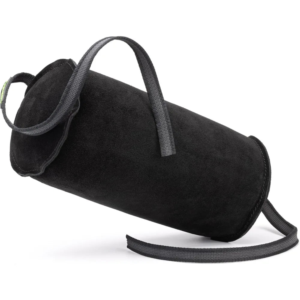 Viper Leather Cylinder Bite Pillow Tug Toy for Adult Dogs and Puppies