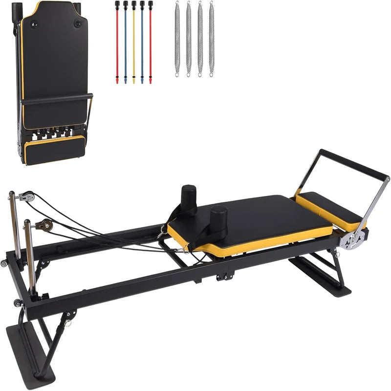 Hign-concerned Pilates Reformer Machine Foldable Home Gym