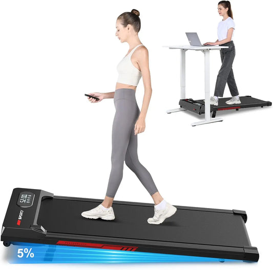 Walking Pad 5MPH Under Desk Portable Treadmill for Home Efficient Exercise Machine