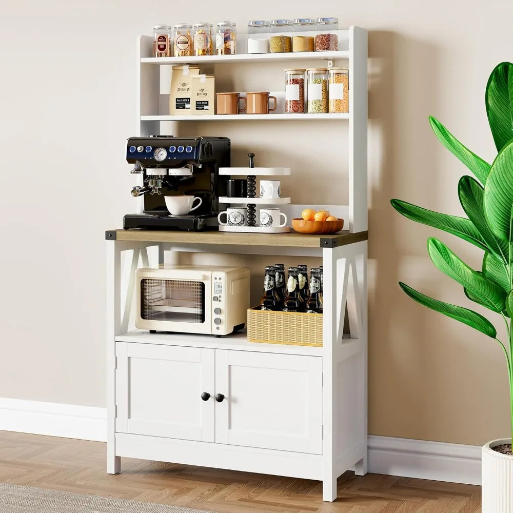 Microwave Stand Bakers Rack 5 Tier Kitchen Storage