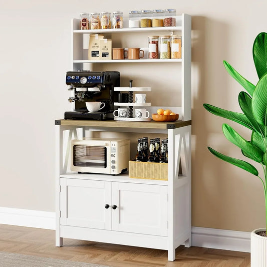 Microwave Stand Bakers Rack 5 Tier Kitchen Storage