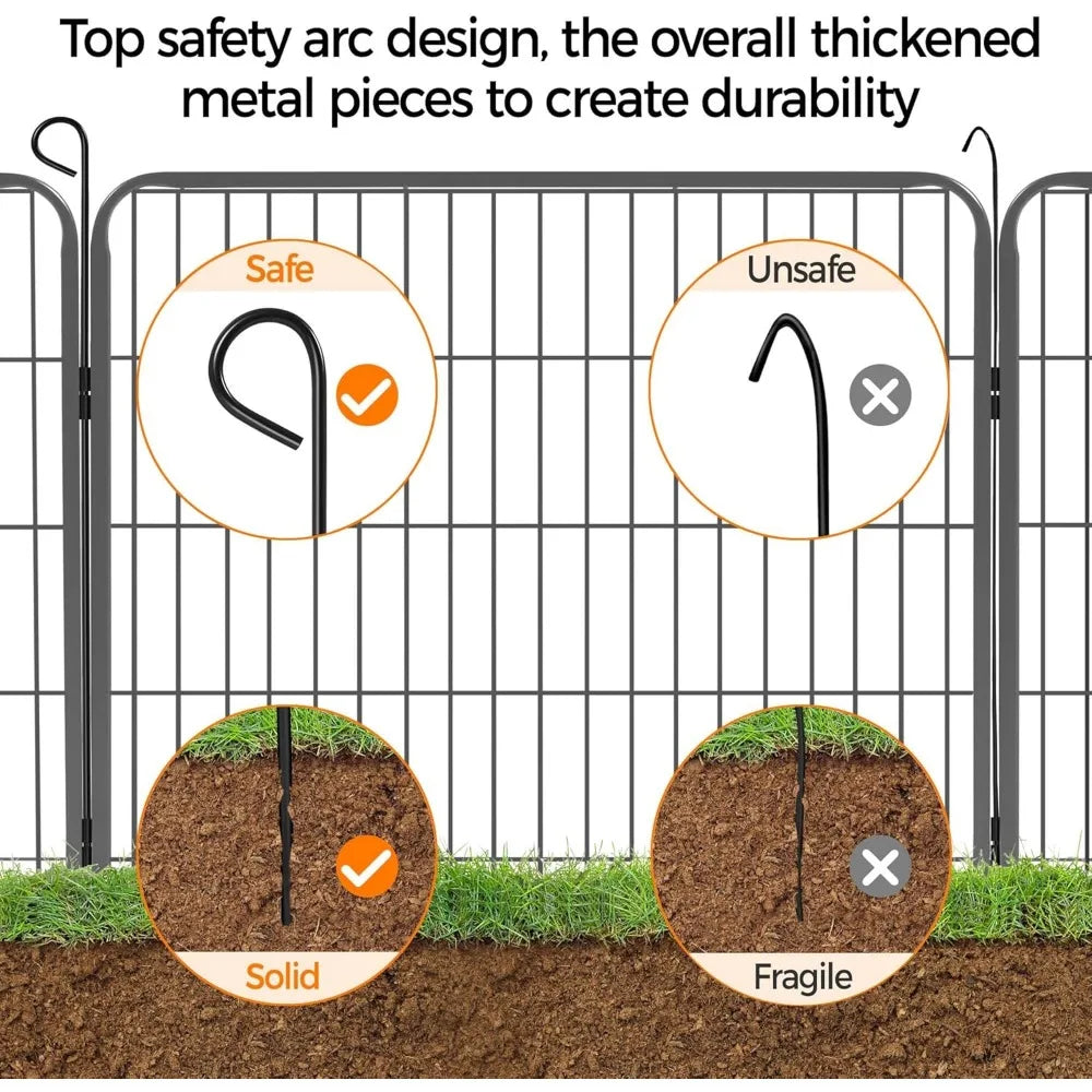 Dog Playpen Outdoor Puppy Exercise Pen Indoor Portable Pet Fence for Yard RV Camping 32 Inch 24 Panels