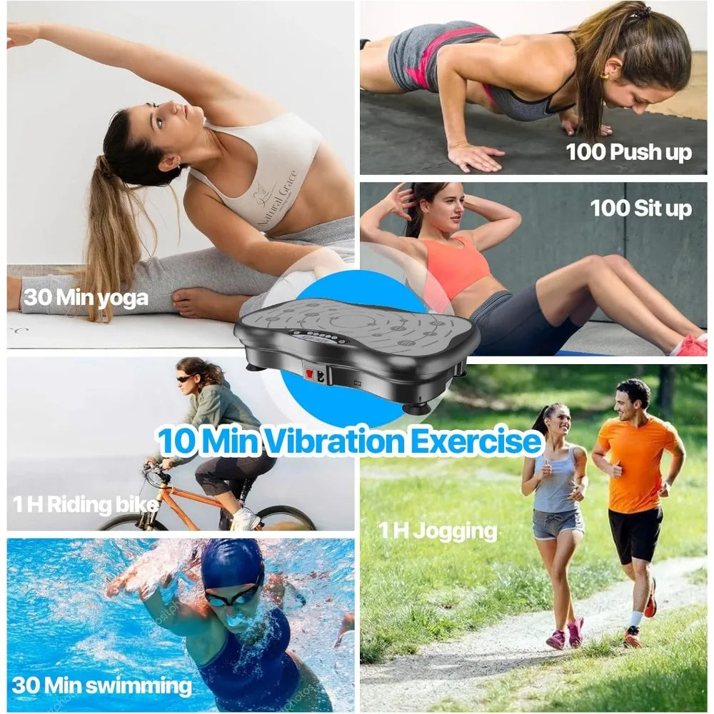 SHXI Vibration Plate Exercise Machine for Lymphatic Drainage