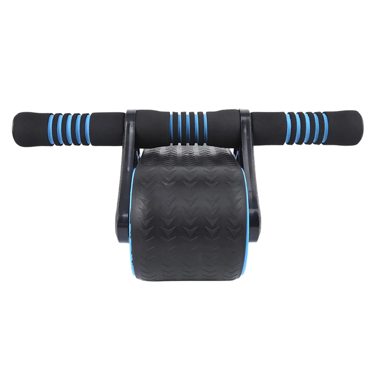Springback Wheels Roller Domestic Abdominal Exerciser Push Up Training Mute Fitness Equipment Blue